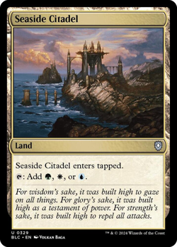MTG Magic 1x Seaside Citadel (M/NM) Commander Bloomburrow - Image 1