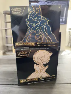 Pokemon TCG Mega Evolution Pokemon Center Exclusive ETB Set of 2 Factory Sealed - Image 2