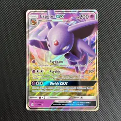 Espeon GX 61/149 SM Base Set Holo Pokemon TCG NM - Image 1