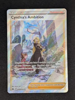 2023 Cynthia's Ambition GG60/GG70 Pokemon TCG Crown Zenith: Galarian Gallery NM - Image 1