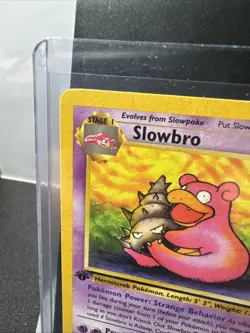 Pokemon TCG 1st Edition Slowbro Fossil Uncommon 43/62 Vintage WOTC NM - Image 2