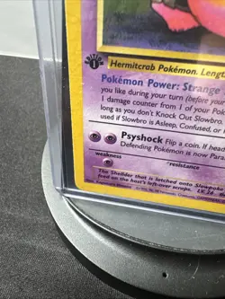 Pokemon TCG 1st Edition Slowbro Fossil Uncommon 43/62 Vintage WOTC NM - Image 4