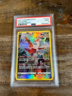 POKEMON 2023 Crown Zenith Full Art LATIAS #GG20 PSA 9 Mint RARE - Image 1