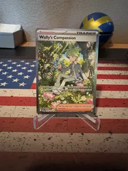 Wally's Compassion 186/132 Special Illustration Rare Pokemon Mega Evolution NM - Image 1