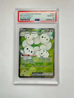 2023 POKEMON PAR EN-PARADOX RIFT ULTRA RARE #233 MAUSHOLD EX PSA 10 - Image 1