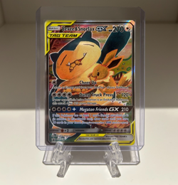 Eevee & Snorlax GX Tag Team SM169 Pokemon Black Star Promo Sun & Moon 2019 NM! - Image 1