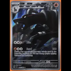 TAG 10 GEM MT Houndoom Illustration Rare 2024 Pokemon Pokemon Scarlet & Violet - Image 3