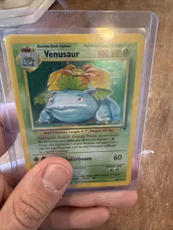 2002 POKEMON LEGENDARY COLLECTION 18/110 VENUSAUR HOLO RARE - Image 4