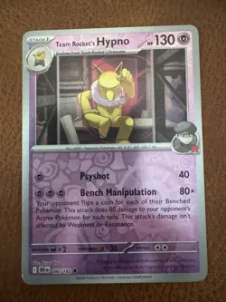 Team Rocket's Hypno 80/182 (Reverse Holo) Destined Rivals - Pokemon TCG - Image 1