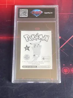 1999 MERLIN POKEMON #S2 ASH & PIKACHU-PRISM DSG 9.5 - Image 2