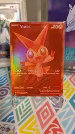 Pokemon Victini English White Flare 172/086 BWR Red Holo Rare (See Photos) - Image 1