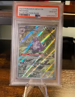 Nidoking Scarlet & Violet Illustration Rare Card 174/165 PSA Gem Mint 10 - Image 1