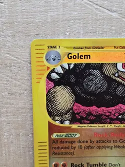 Golem 14/165 Reverse Holo Rare Expedition Base Set Pokemon Card - Image 3