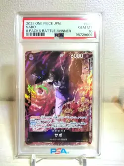 One Piece Card PSA10 Sabo 8 Pack Battle Winner Promo Rare Tournament Card - Image 1