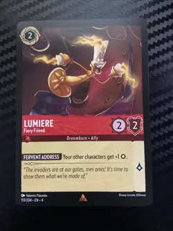 Disney Lorcana Rare Lumiere Trading Card 113/204 Ursula’s Return - Image 1