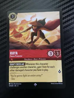 Disney Lorcana Super Rare Raya Trading Card 121/204 Ursula’s Return - Image 1