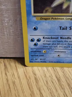 Misty's Seadra Gym Heroes #9/132 Holo With Swirl Pokemon Vintage Rare Card - Image 5