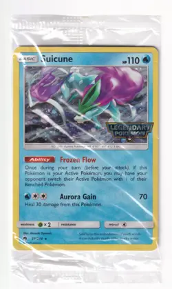 Suicune 59/214 Legendary Stamped Promo Lost Thunder Sealed Pokemon Card - Image 1