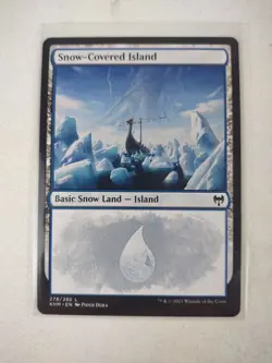 Snow-Covered Island - Kaldheim KHM Magic the Gathering MTG - NM+ #278 - Image 1