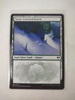 Snow-Covered Forest - Kaldheim KHM Magic the Gathering MTG - NM+ #284 - Image 1