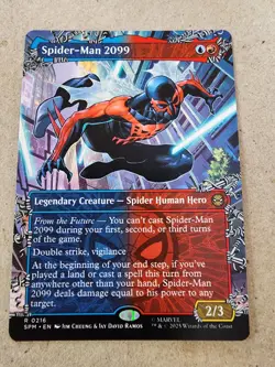 Spider-Man 2099 - #216 (Borderless) Marvel's Spider-Man Regular - Mtg - Image 1