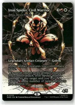 Iron Spider Civil Warrior MTG NM (Borderless) Marvel - Image 1