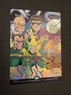 Hex - 0017 - M - Borderless - FOIL Marvel's Spider-Man - MTG Magic - NM - Image 2