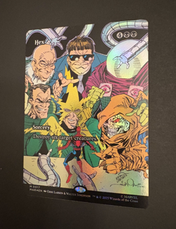 Hex - 0017 - M - Borderless - FOIL Marvel's Spider-Man - MTG Magic - NM - Image 3