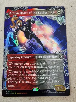 Arana, Heart of the Spider - #213 Foil (Borderless) Marvel's Spider-Man - Mtg - Image 1