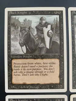 MTG | 4x Black Knight | Revised Edition | Magic The Gathering | *Kult - Image 2