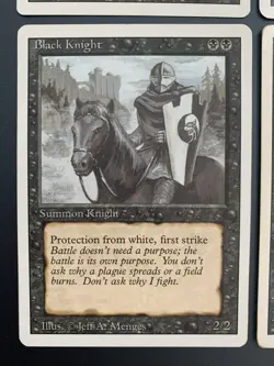 MTG | 4x Black Knight | Revised Edition | Magic The Gathering | *Kult - Image 4