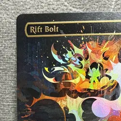 Rift Bolt (Raised Foil) - Secret Lair (SLD) #2055 NM Borderless MTG Magic Card - Image 2