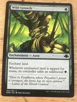 MTG Wild Growth ** Dominaria Remastered ** English - Image 1