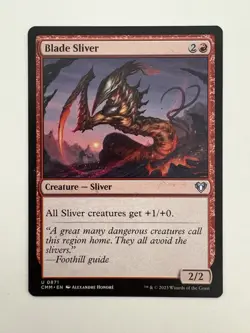 Blade Sliver MTG Magic the Gathering Card NM Near Mint CMM - Image 1