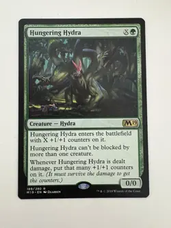 Hungering Hydra MTG Magic the Gathering Card NM Near Mint M19 - Image 1