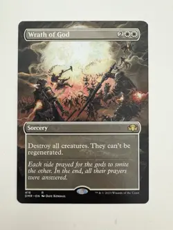Wrath of God Borderless MTG Magic the Gathering Card NM Near Mint DMR - Image 1