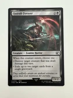 Qutrub Forayer MTG Magic the Gathering Card NM Near Mint FIN - Image 1