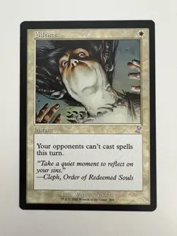 Silence Retro Frame MTG Magic the Gathering Card NM Near Mint TSR - Image 1