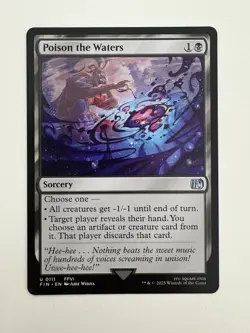 Poison the Waters MTG Magic the Gathering Card NM Near Mint FIN - Image 1