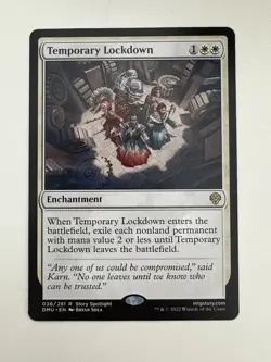 Temporary Lockdown MTG Magic the Gathering Card NM Near Mint DMU - Image 1