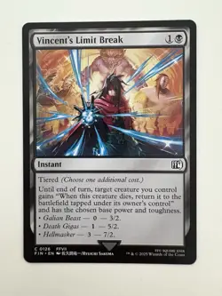 Vincent’s Limit Break MTG Magic the Gathering Card NM Near Mint FIN - Image 1