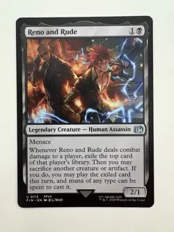 Reno and Rude MTG Magic the Gathering Card NM Near Mint FIN - Image 1