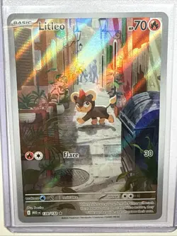 Litleo IR Illustration Rare 139/132 Mega Evolution English Pokemon TCG NM - Image 1