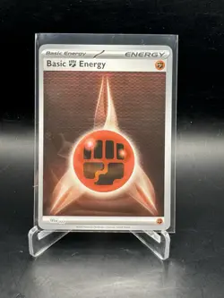 Pokemon White Flare Black Bolt Fighting Energy Holo XY Pattern - Image 1