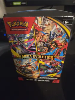 Pokemon Mega Evolutions Booster Bundle 6 Boosters - Image 1