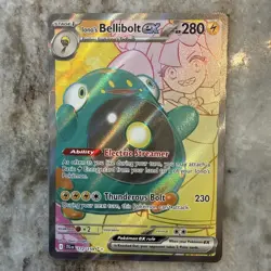 Iono's Bellibolt ex 172/159 Journey Together Full Art Ultra Rare Pokemon - Image 1
