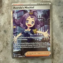 Acerola's Mischief 165/132 Pokemon Mega Evolution Full Art NM! - Image 1