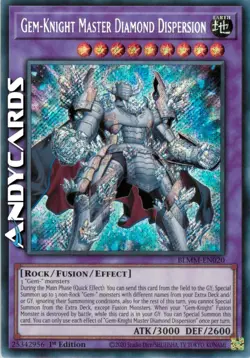 GEM-KNIGHT MASTER DIAMOND DISPERSION • Segreta • BLMM EN020 • 1Ed • Yugioh! - Image 1