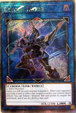 Decode Talker TN23-EN009 Quarter Century Secret Rare YuGiOh TCG Card - Image 1