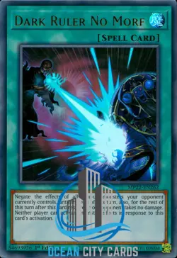 Yugioh MP22-EN262 Dark Ruler No "MORF" Ultra Rare 1st Edition - Image 1